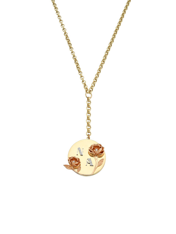 Bloom Within Letters Kolye