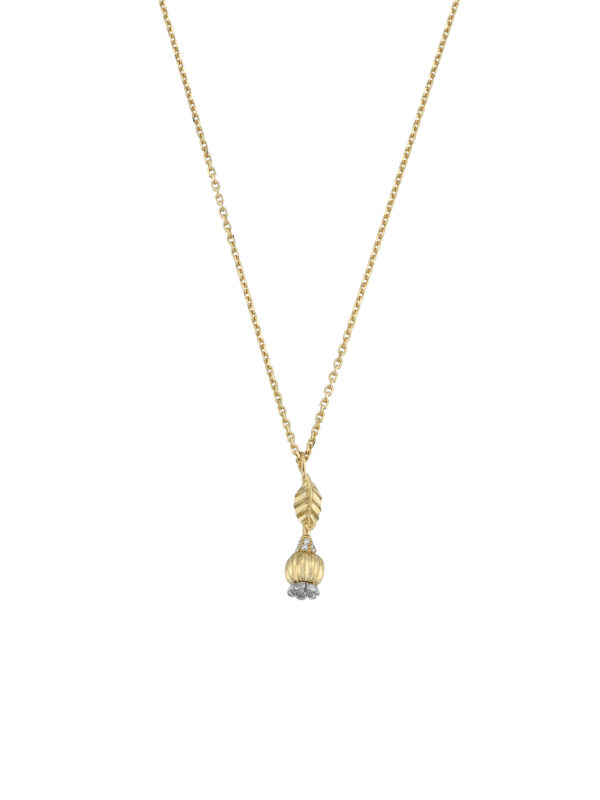 Tek Yapraklı Haşhaş Tohumu Kolye