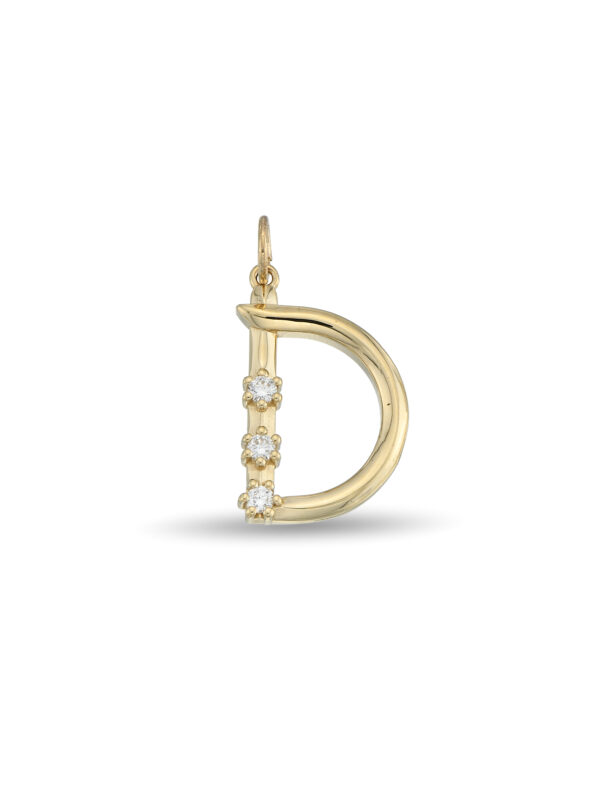 Big D Letter Charm